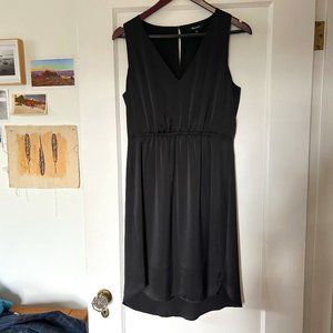 Madewell Elegant Silky Dress with Split Back EUC